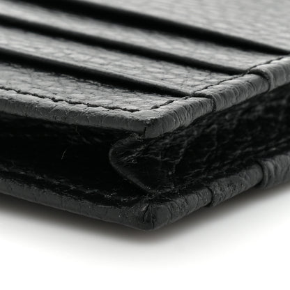 Gucci Dollar Calfskin GG Marmont Coin Case Card Holder Black 10 of 11