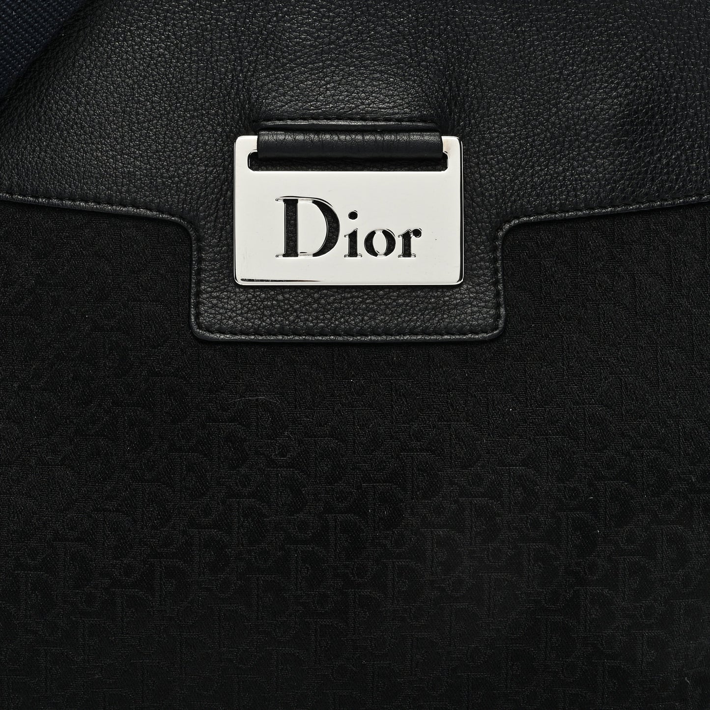 Monogram Street Chic Messenger Black