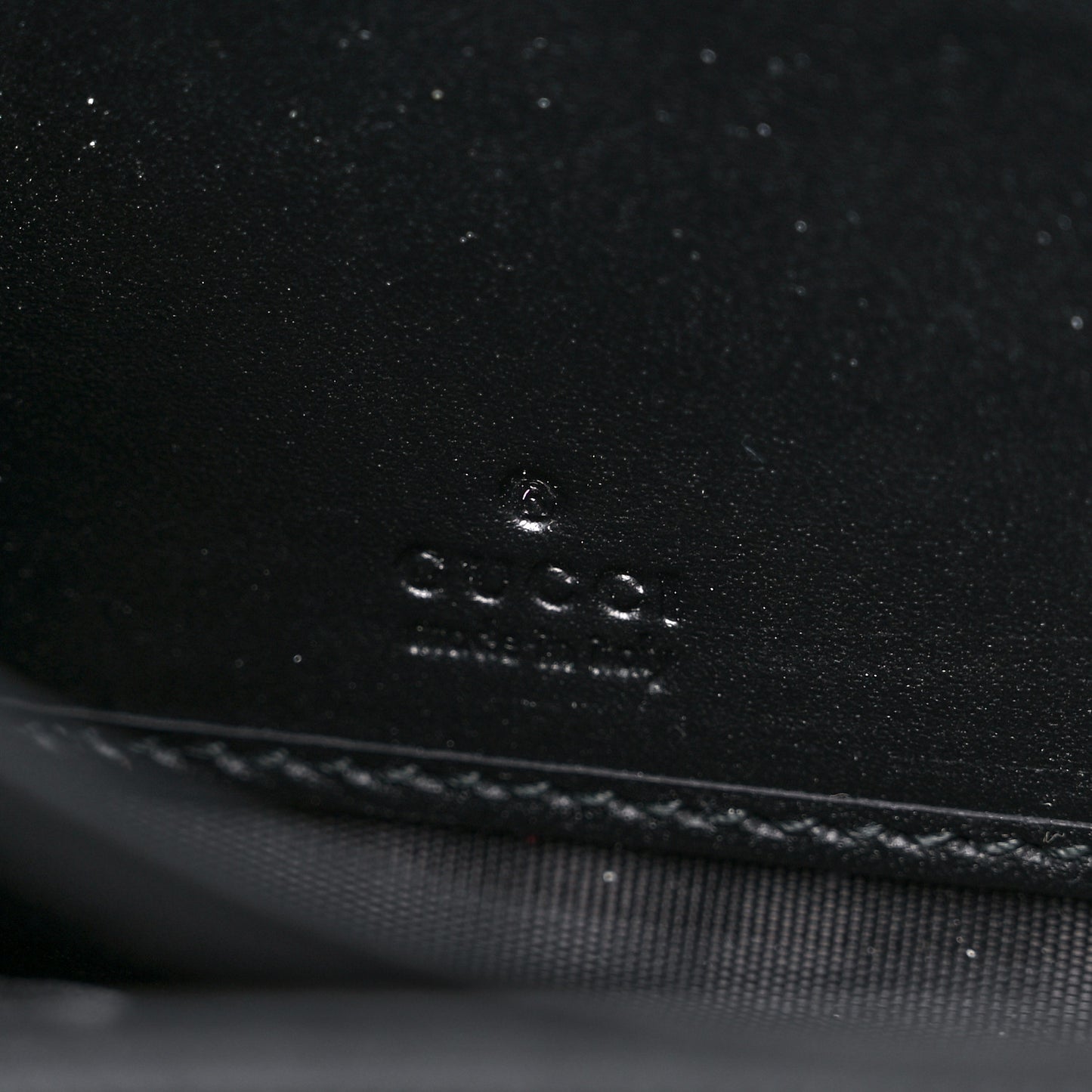 Guccissima Signature Microguccissima Bree Zip Around Wallet Black