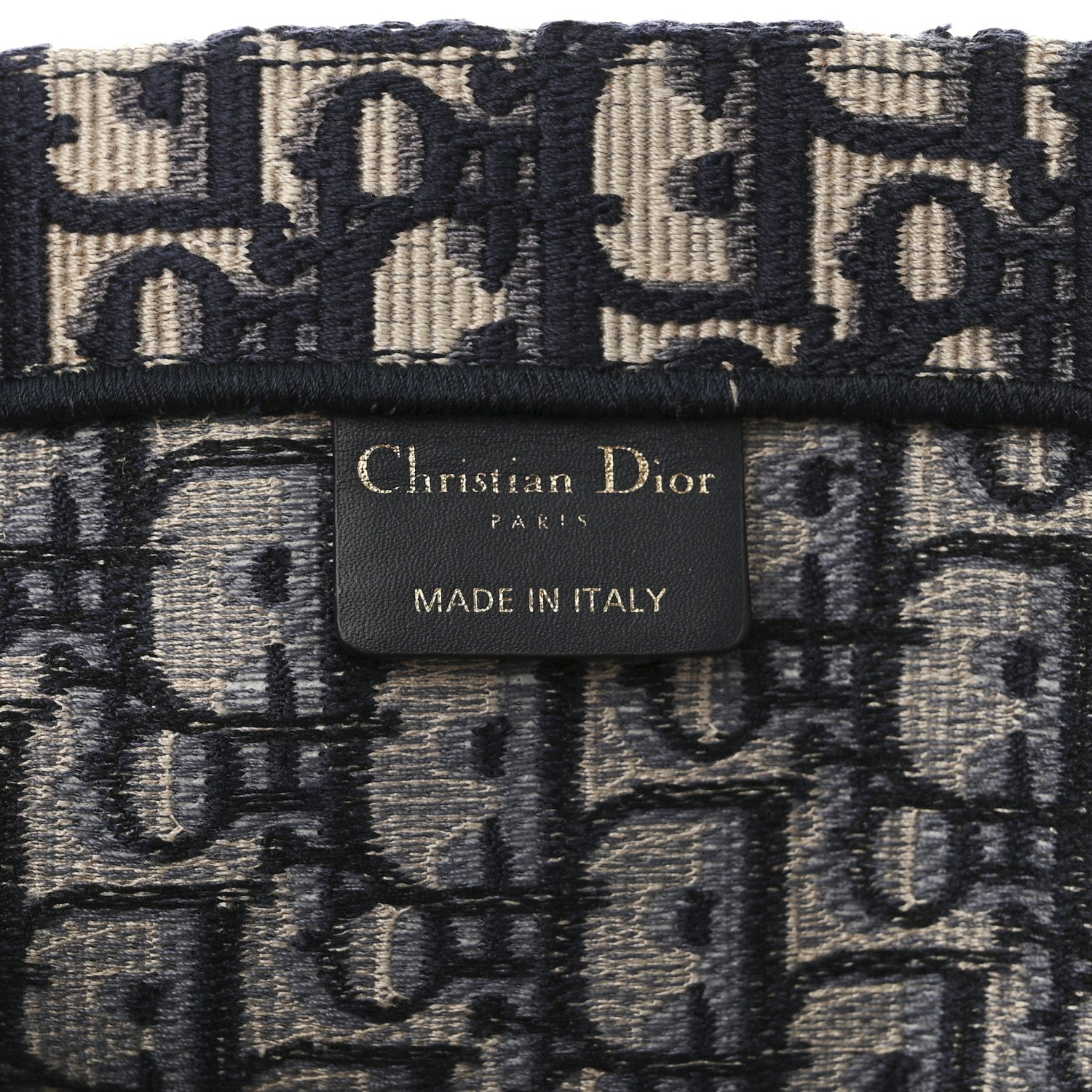 Christian Dior Oblique Large Book Tote Blue Multicolor 6 of 10
