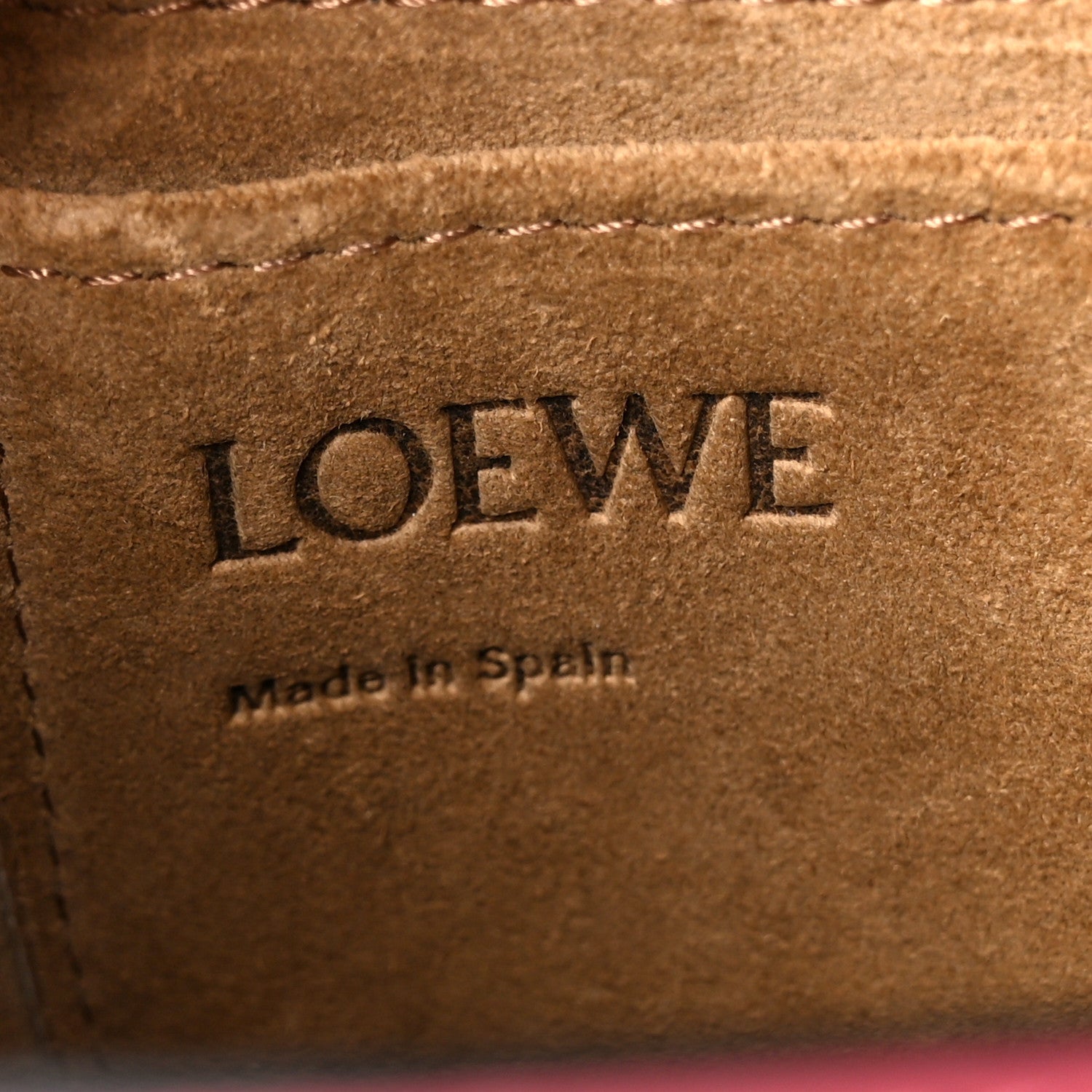 Loewe Calfskin Jacquard Mini Gate Dual Bag Plumrose 6 of 11