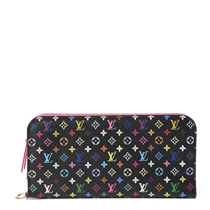 Louis Vuitton Monogram Multicolor Insolite Wallet Black Grenade 1 of 5