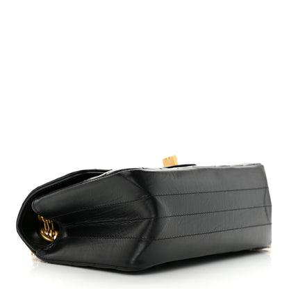 Chanel Aged Calfskin Chevron Quilted 2.55 Reissue Mini Flap Black 4 of 11
