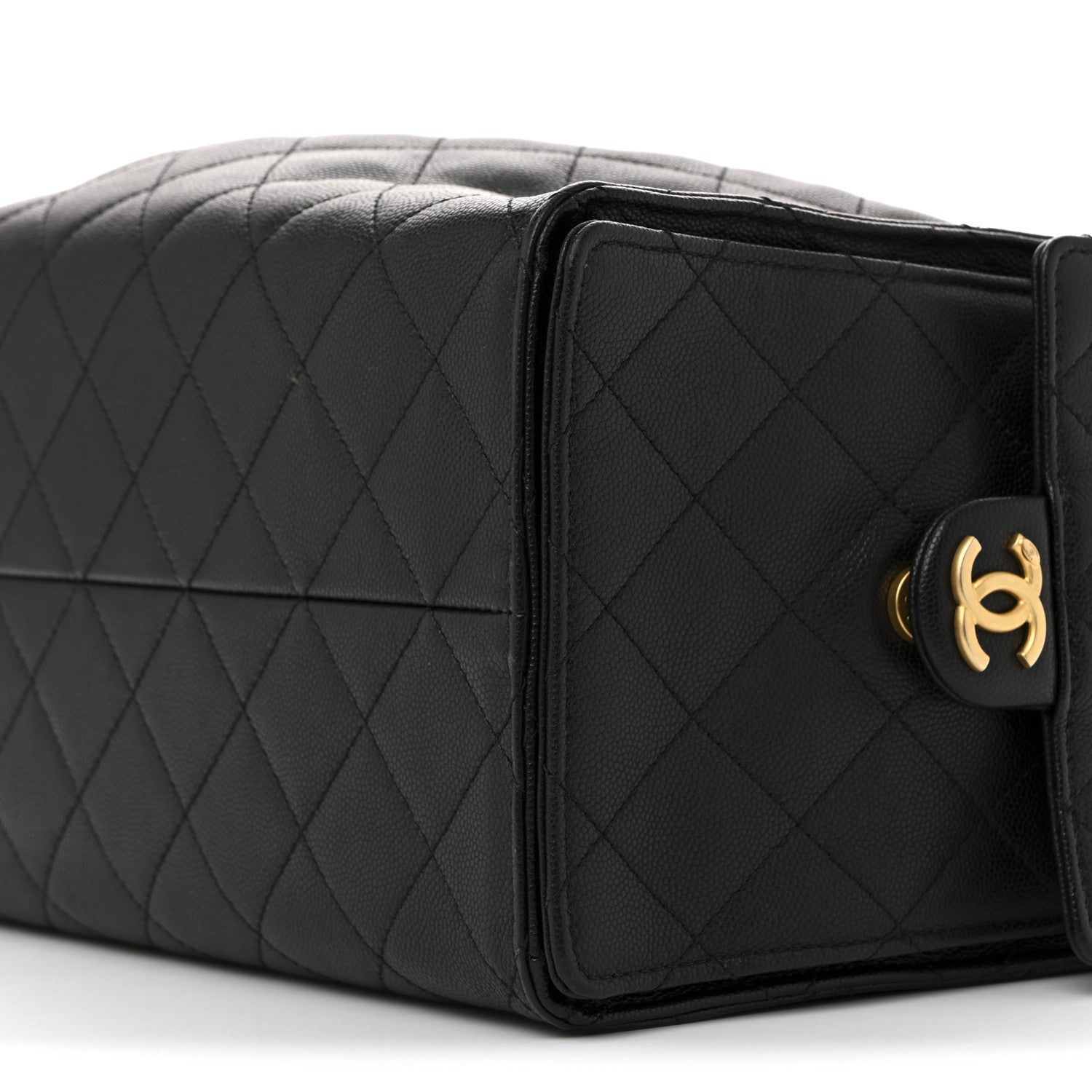 Chanel Caviar Quilted Medium Chanel 25 Handbag Black 11 of 12
