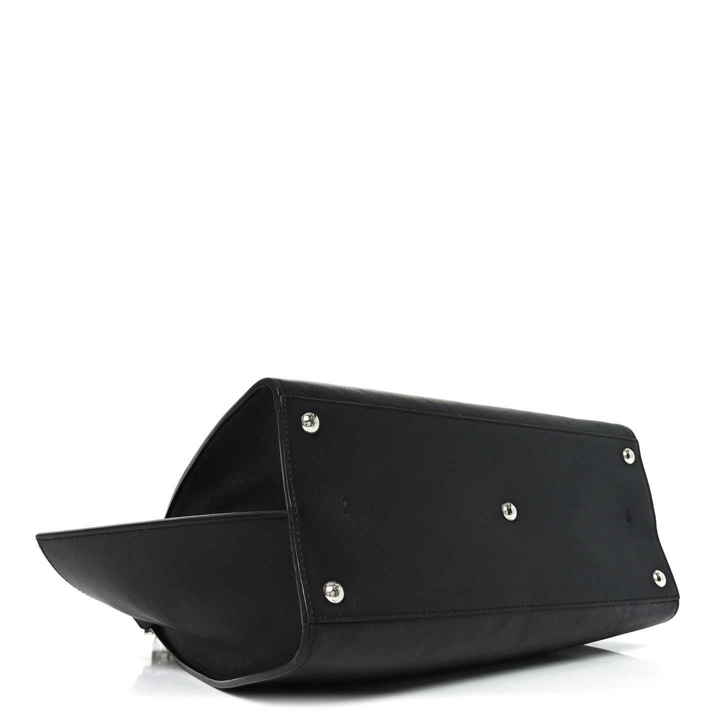 Vitello Dolce Shiny Nappa Petite 3Jours Tote Black