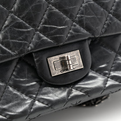 Chanel Aged Calfskin Quilted 2.55 Reissue 226 Flap Black 14 of 15
