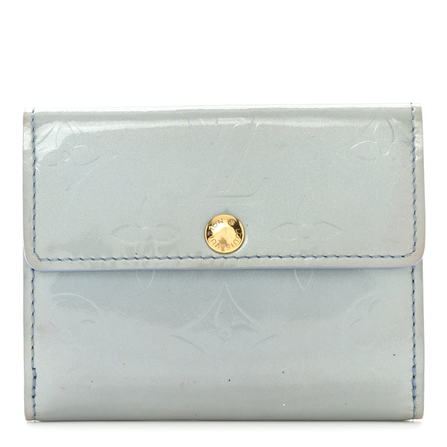 Louis Vuitton Vernis Ludlow Wallet Blue Galactic 1 of 10
