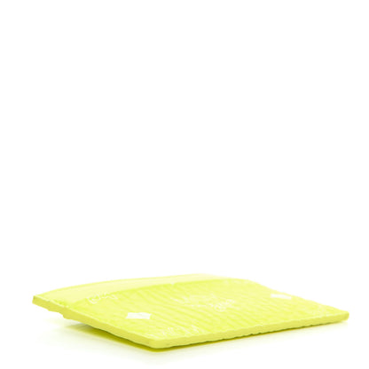 MCM Visetos Card Case Neon Yellow 3 of 6