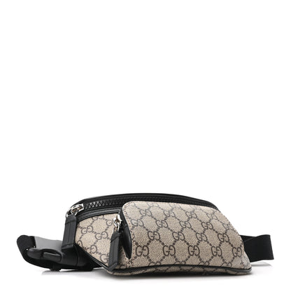 Gucci GG Supreme Monogram Belt Bag Black 4 of 9