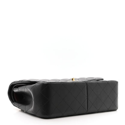 Chanel Lambskin Quilted Jumbo Double Flap Black 4 of 11