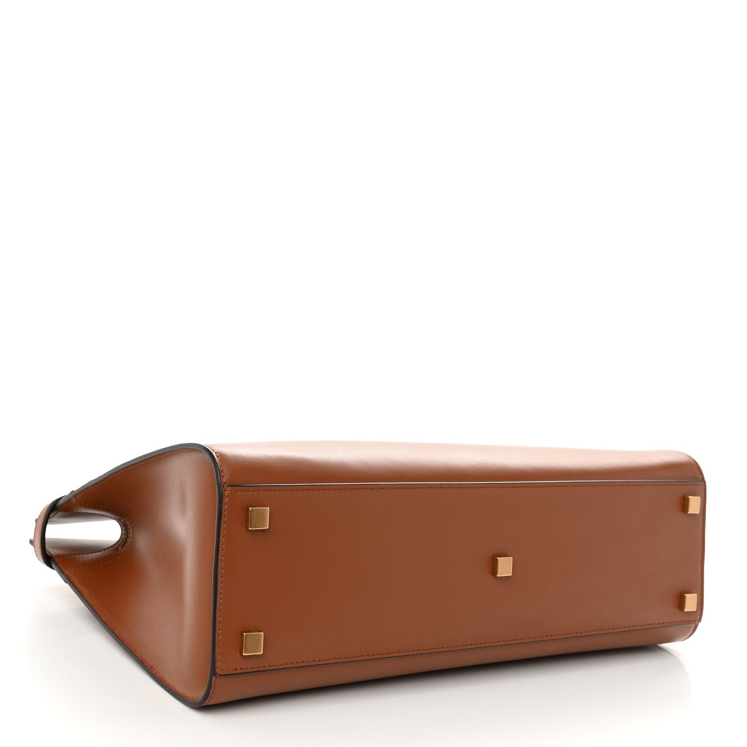 Saint Laurent Calfskin Small Manhattan Shopper Tote Brick Ebony Dark 4 of 9