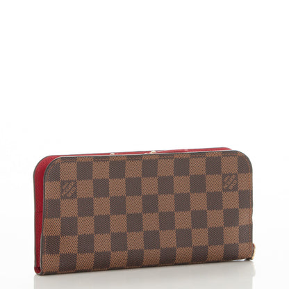 Louis Vuitton Damier Ebene Insolite Wallet Red 3 of 6