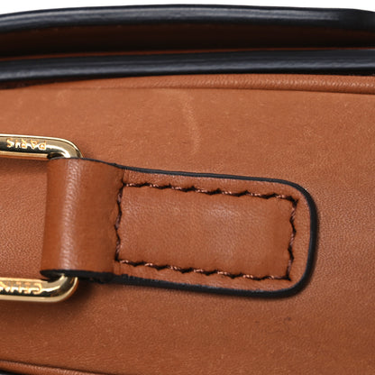 Celine Textile Calfskin Teen Triomphe Bag Natural Tan 15 of 19