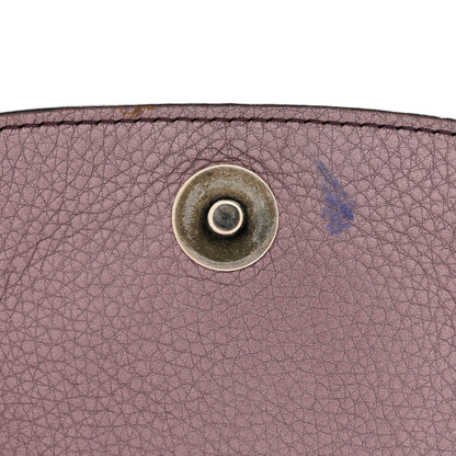 Gucci Metallic Pebbled Calfskin Small Soho Flap Crossbody Purple 11 of 13