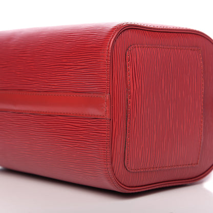 Louis Vuitton Epi Speedy 25 Castillan Red 11 of 11