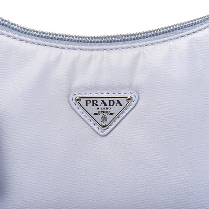 Prada Tessuto Nylon Mini Re-Edition 2000 Bag Fiordaliso 14 of 14