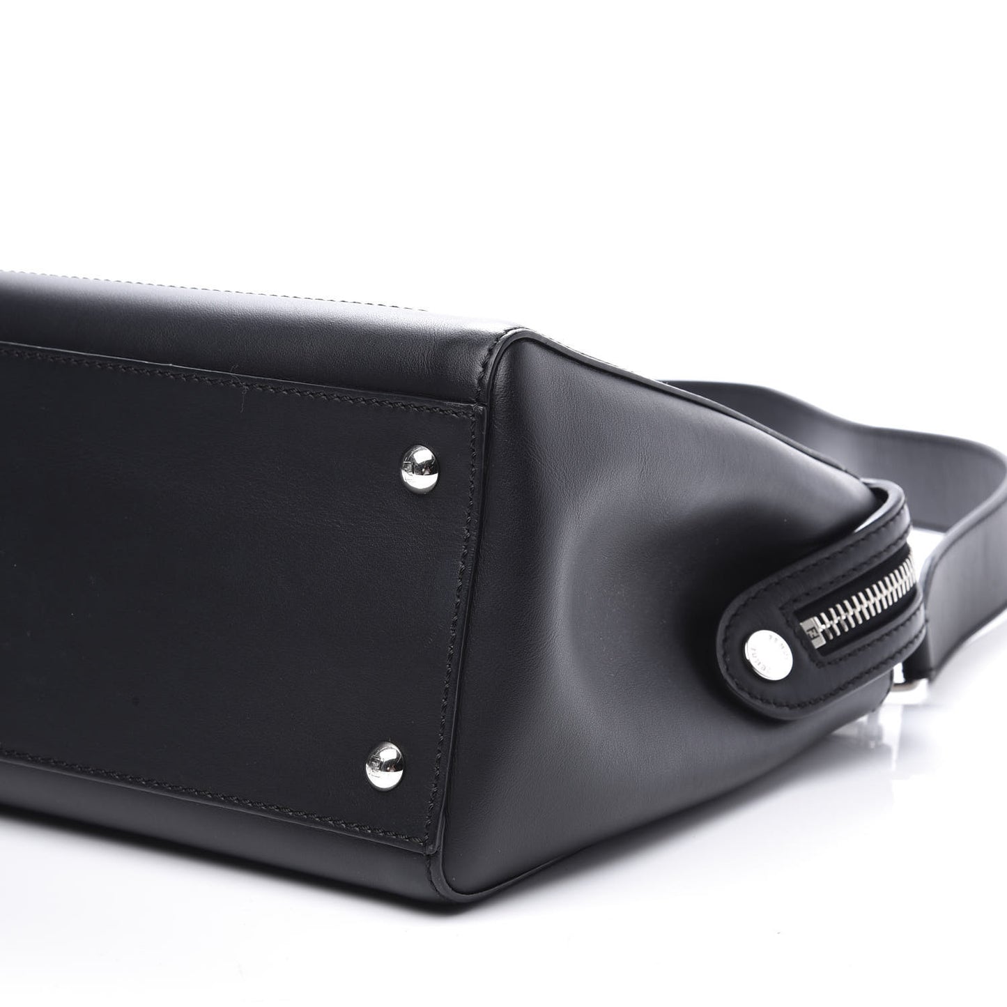 Vitello Baltico Dolce DotCom Satchel Black Blue Royal