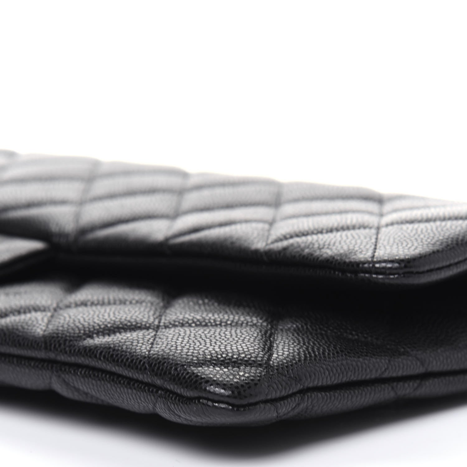 Chanel Caviar Quilted Flap Clutch Black 9 of 11