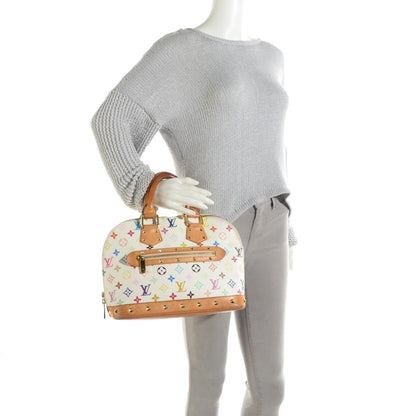 Louis Vuitton Monogram Multicolor Alma White 4 of 11