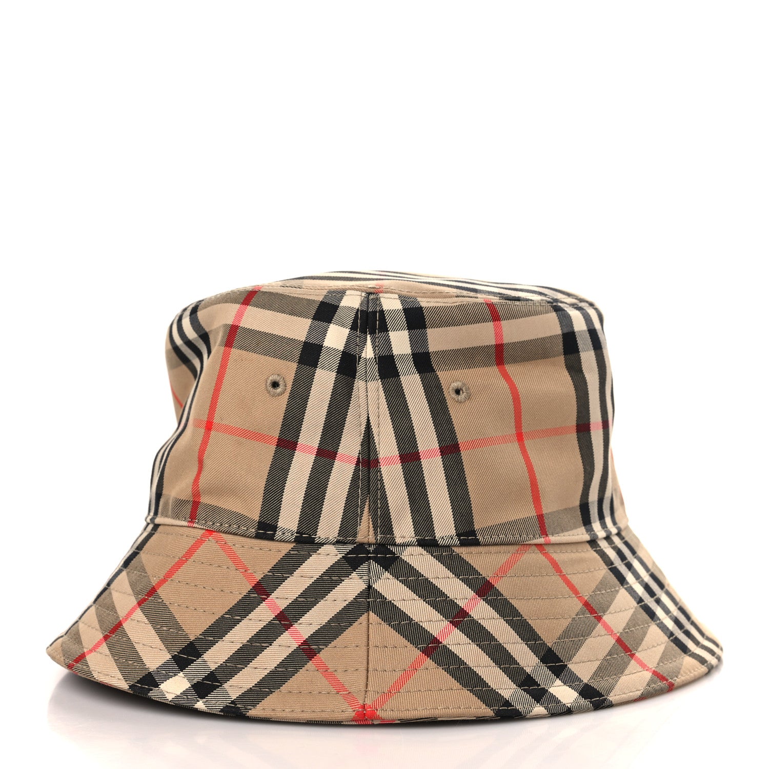 Burberry Technical Cotton Vintage Check Bucket Hat L Archive Beige 4 of 7