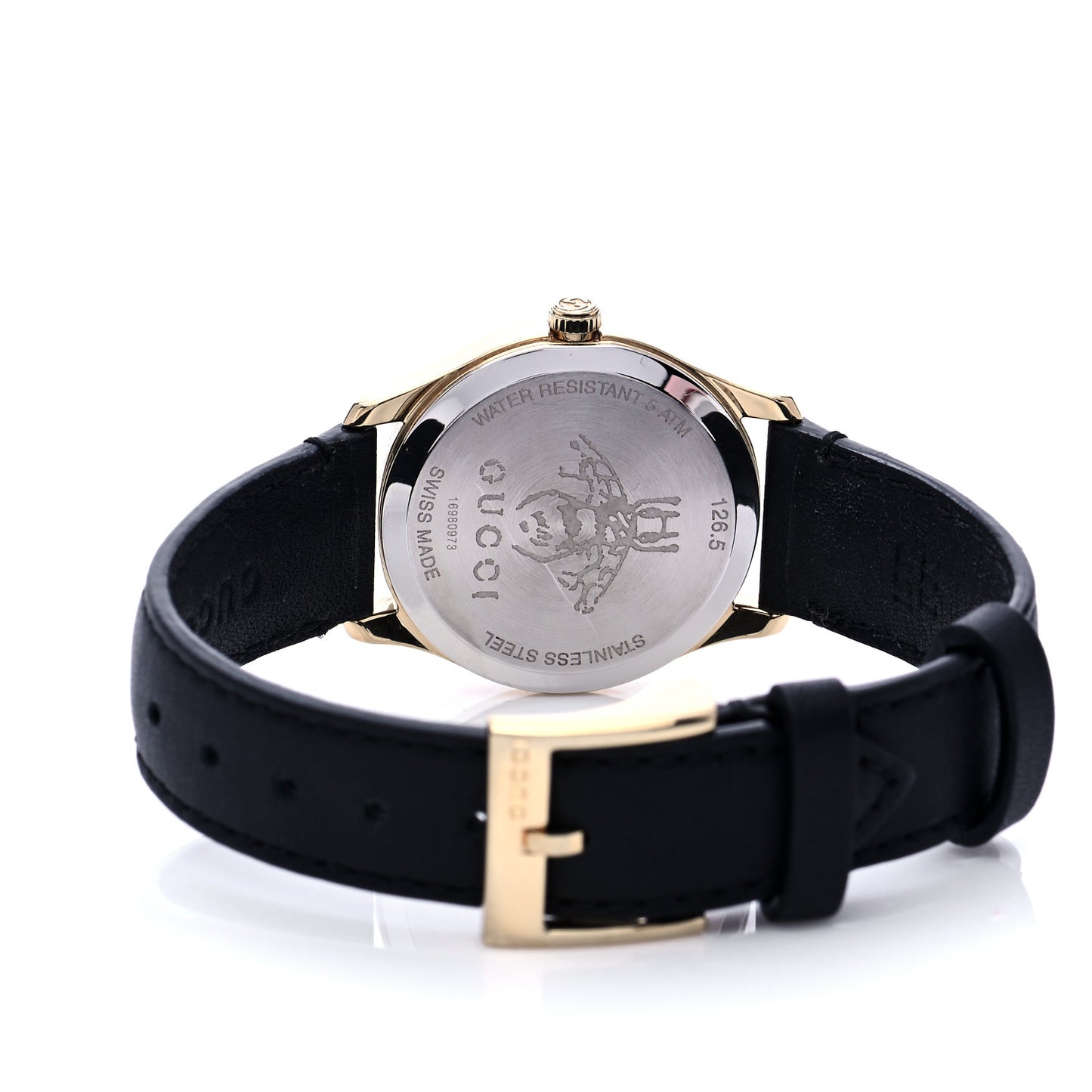 Stainless Steel Calfskin Mother of Pearl 29mm G-Timeless Charm Quartz Watch