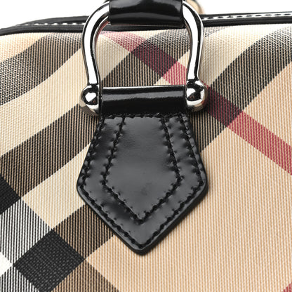 Burberry Nova Check Bowling Bag Black 9 of 10