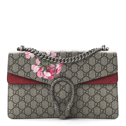 Gucci GG Supreme Monogram Blooms Small Dionysus Shoulder Bag Beige Multicolor Dry Rose 1 of 10
