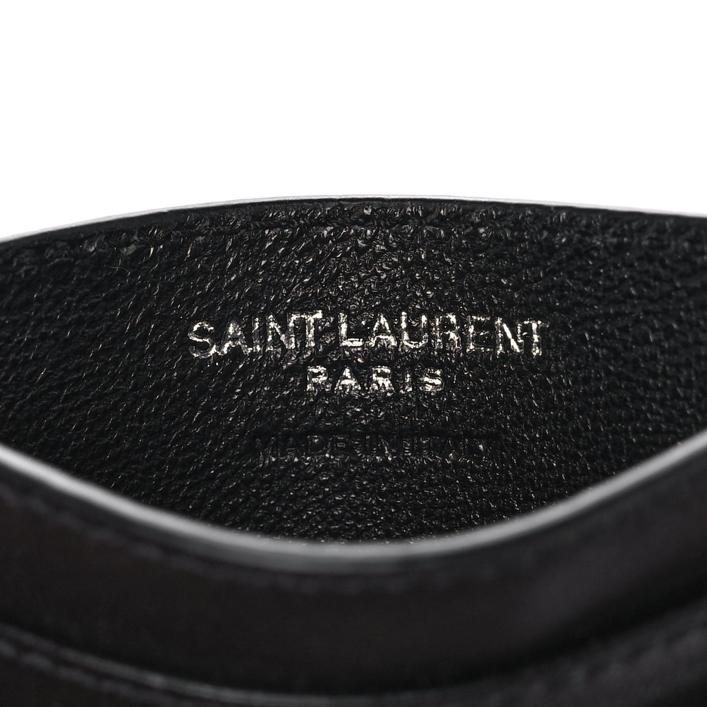Calfskin Y Quilted Monogram LouLou Credit Card Case Black