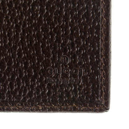Gucci Mens Monogram Bi-Fold Wallet Dark Brown 6 of 8