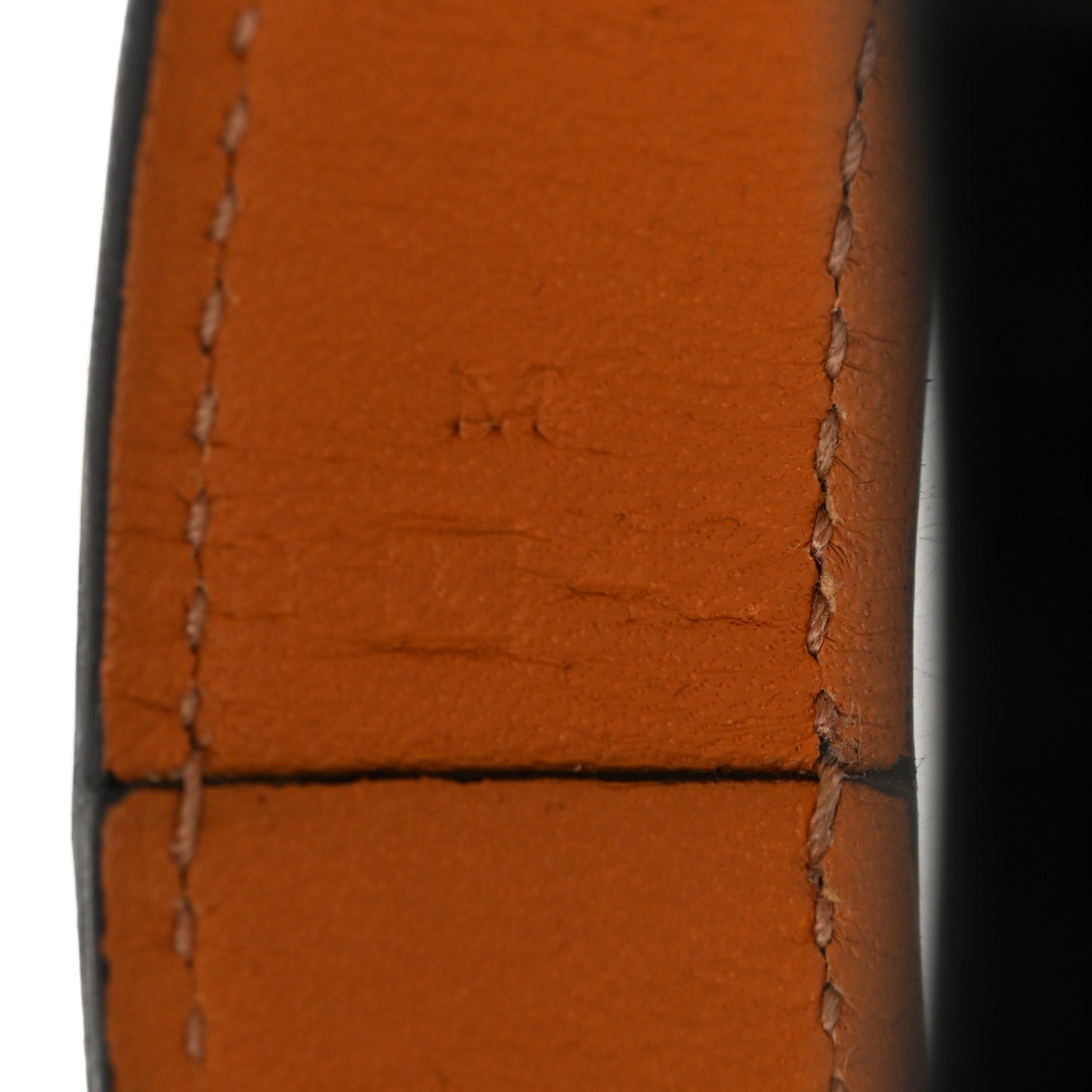 Matte Alligator Narrow Jack Bracelet M Black