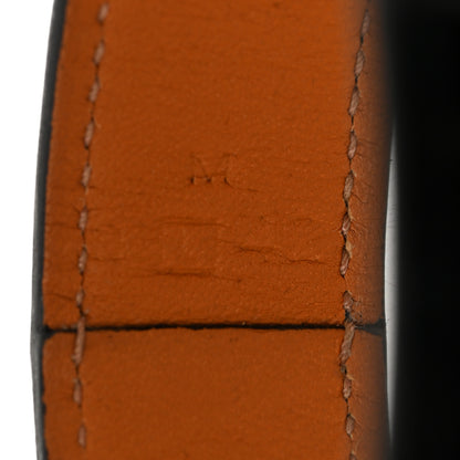 Hermes Matte Alligator Narrow Jack Bracelet M Black 4 of 6