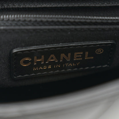 Chanel Lambskin Quilted Chain Around Mini Flap Bag Black 6 of 10