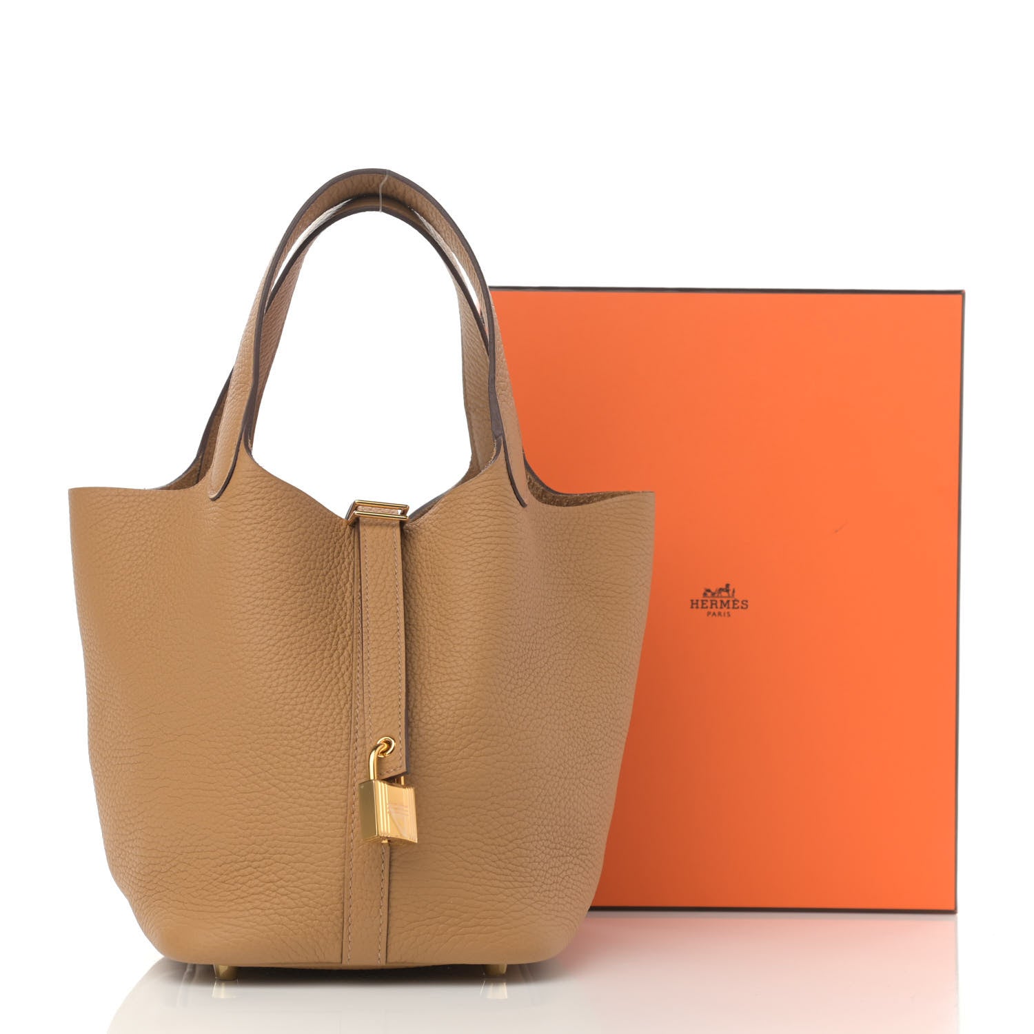 Hermes Taurillon Clemence Picotin Lock 18 PM Biscuit 13 of 13