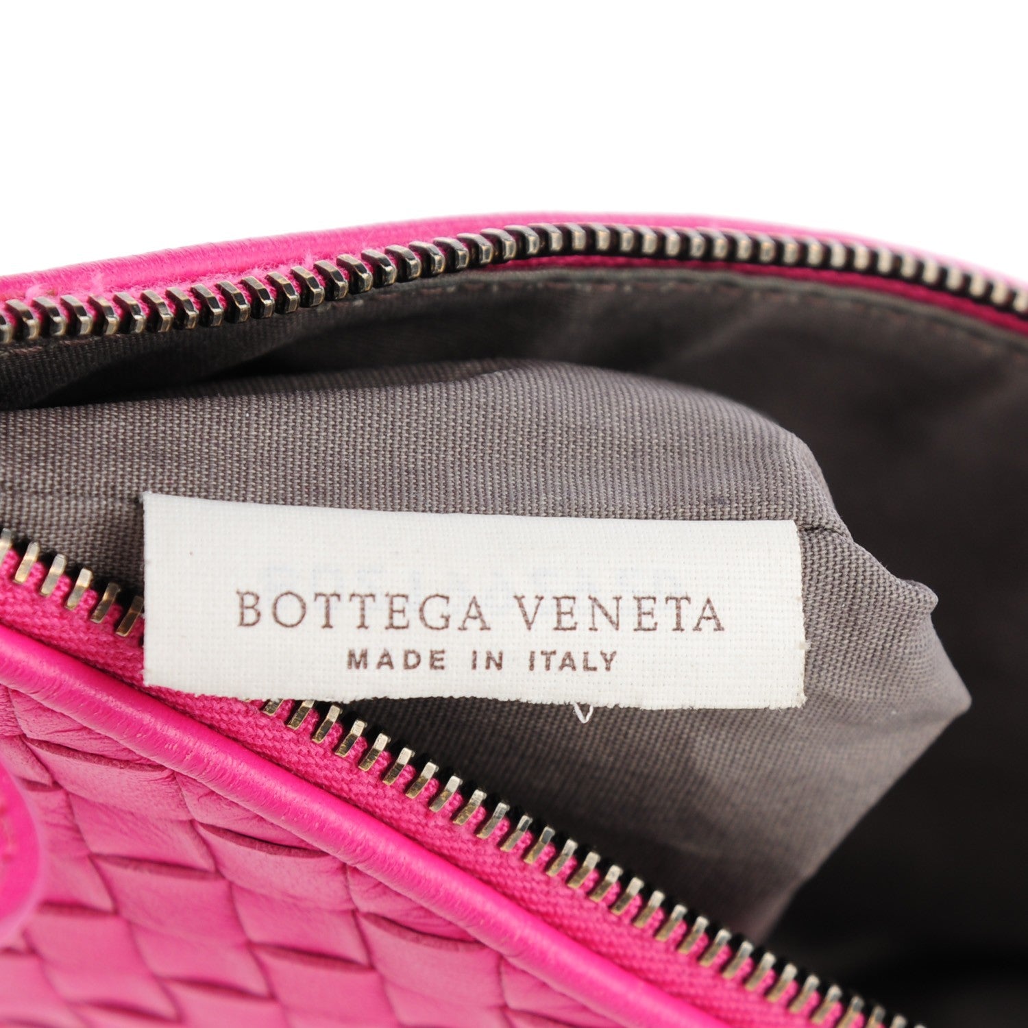 Bottega Veneta Nappa Intrecciato Cosmetic Pouch Rosa Shock 7 of 8