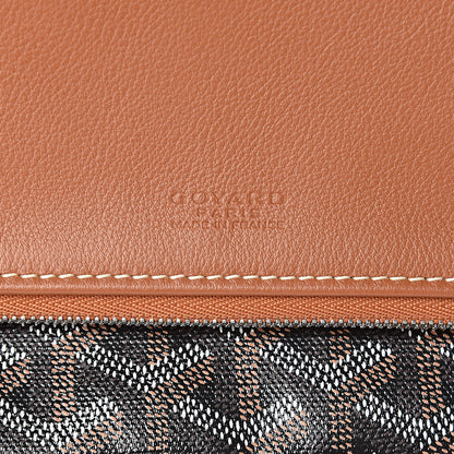 Goyard Goyardine Sainte Marie Soft Clutch Black Gold 6 of 7