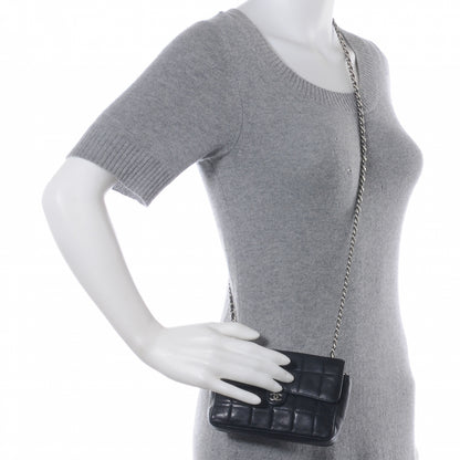 Chanel Lambskin Chocolate Bar Mini Flap Black 2 of 8