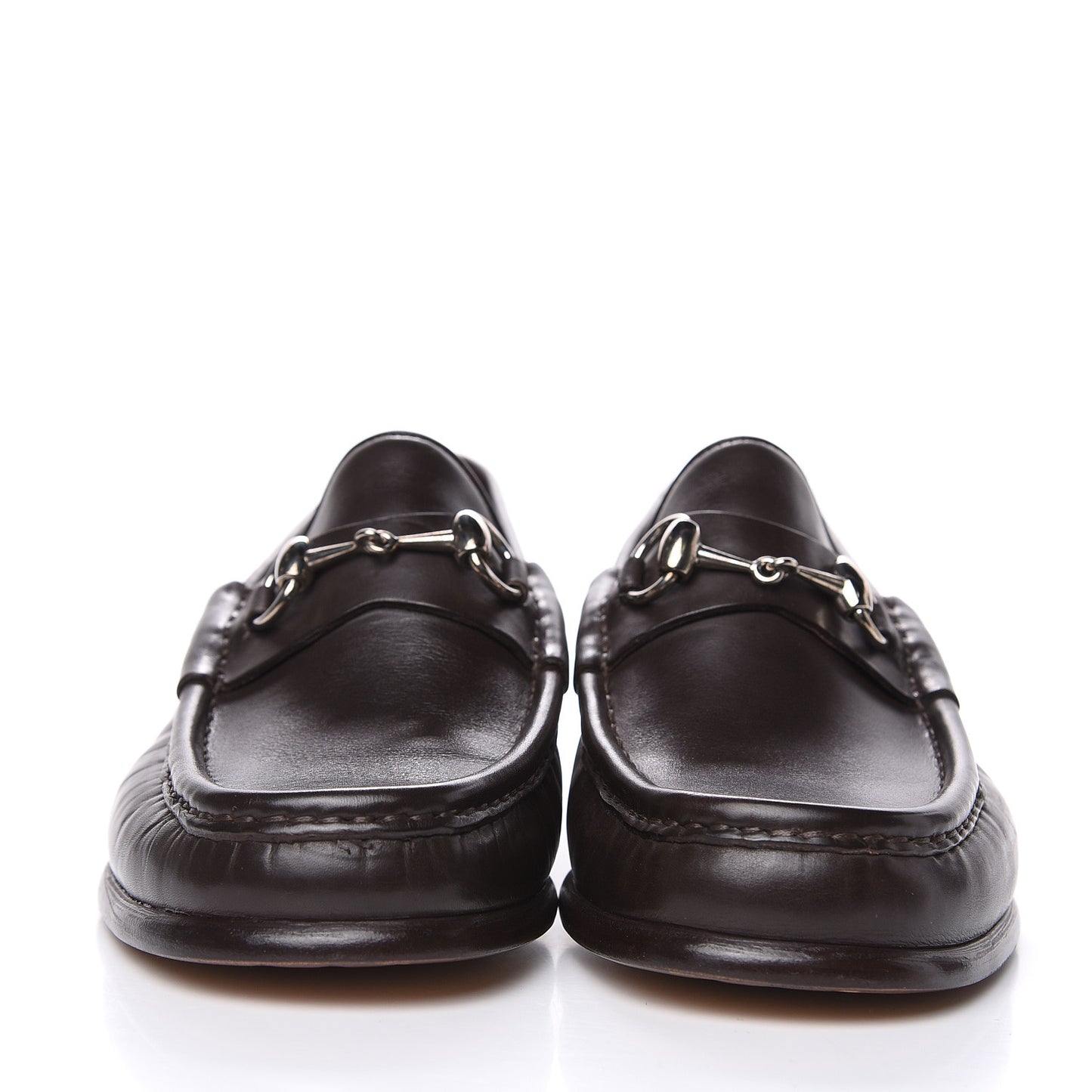 Calfskin Mens 1953 Horsebit Loafers 7 Marrone