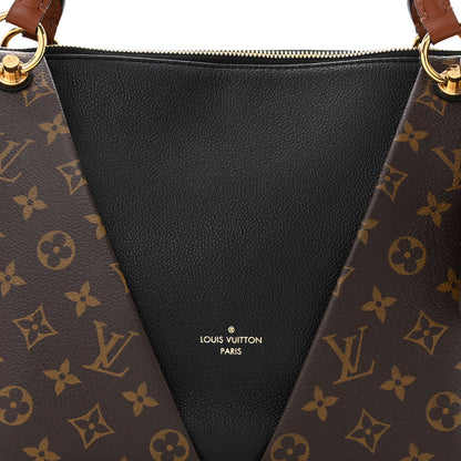 Louis Vuitton Monogram V Tote MM Black 5 of 10