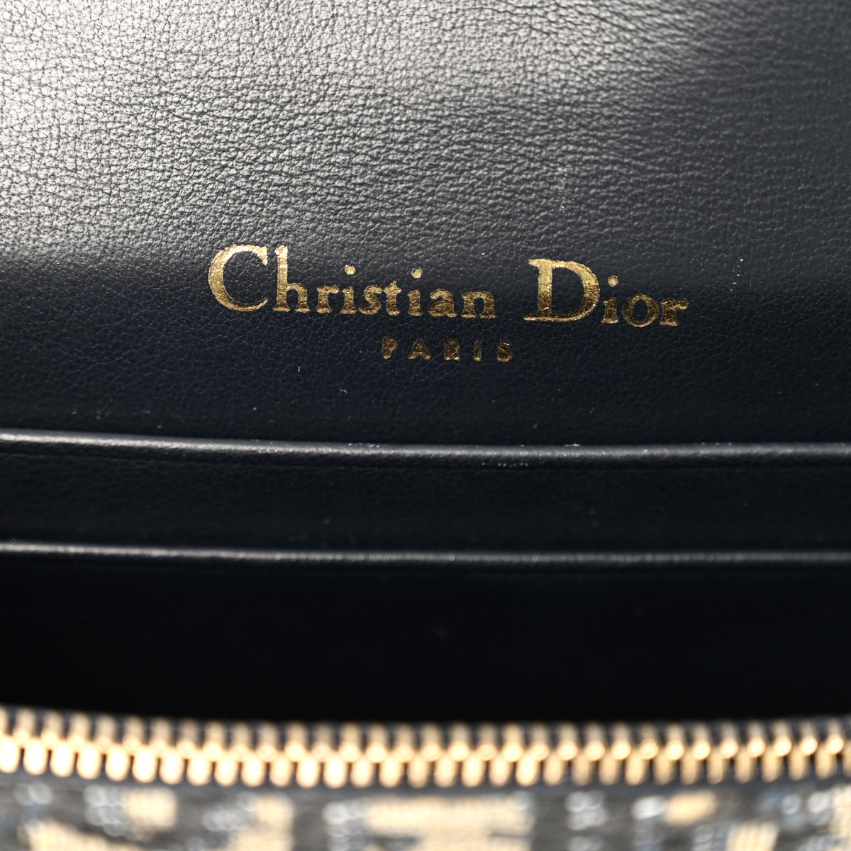 Christian Dior Oblique Saddle Belt Bag Blue 6 of 9