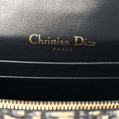 Christian Dior Oblique Saddle Belt Bag Blue 6 of 9