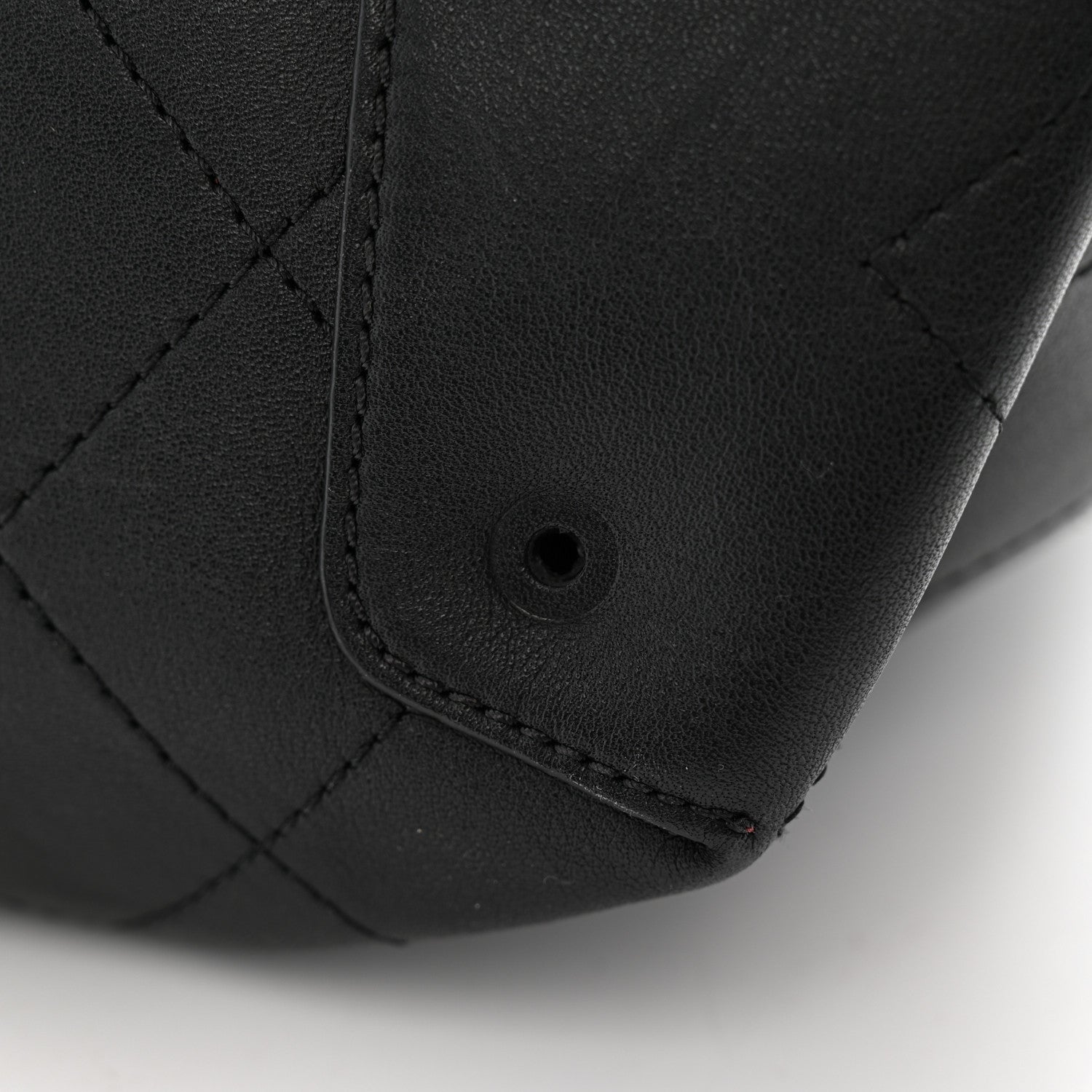 Chanel Calfskin Large Serial Shopper Tote Black 10 of 10