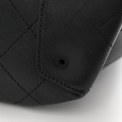 Chanel Calfskin Large Serial Shopper Tote Black 10 of 10