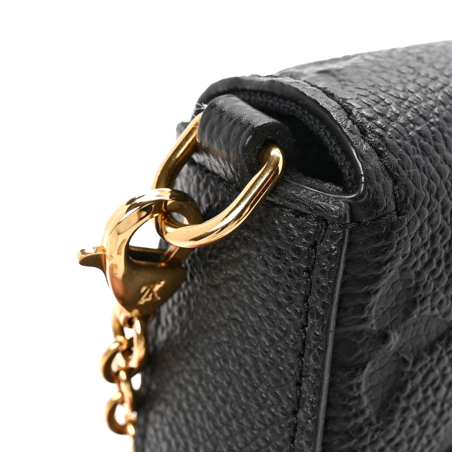 Louis Vuitton Empreinte Pochette Felicie Chain Wallet Black 12 of 15
