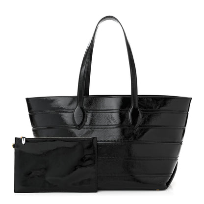 Khaite Patent Calfskin Florence Tote Black 3 of 10