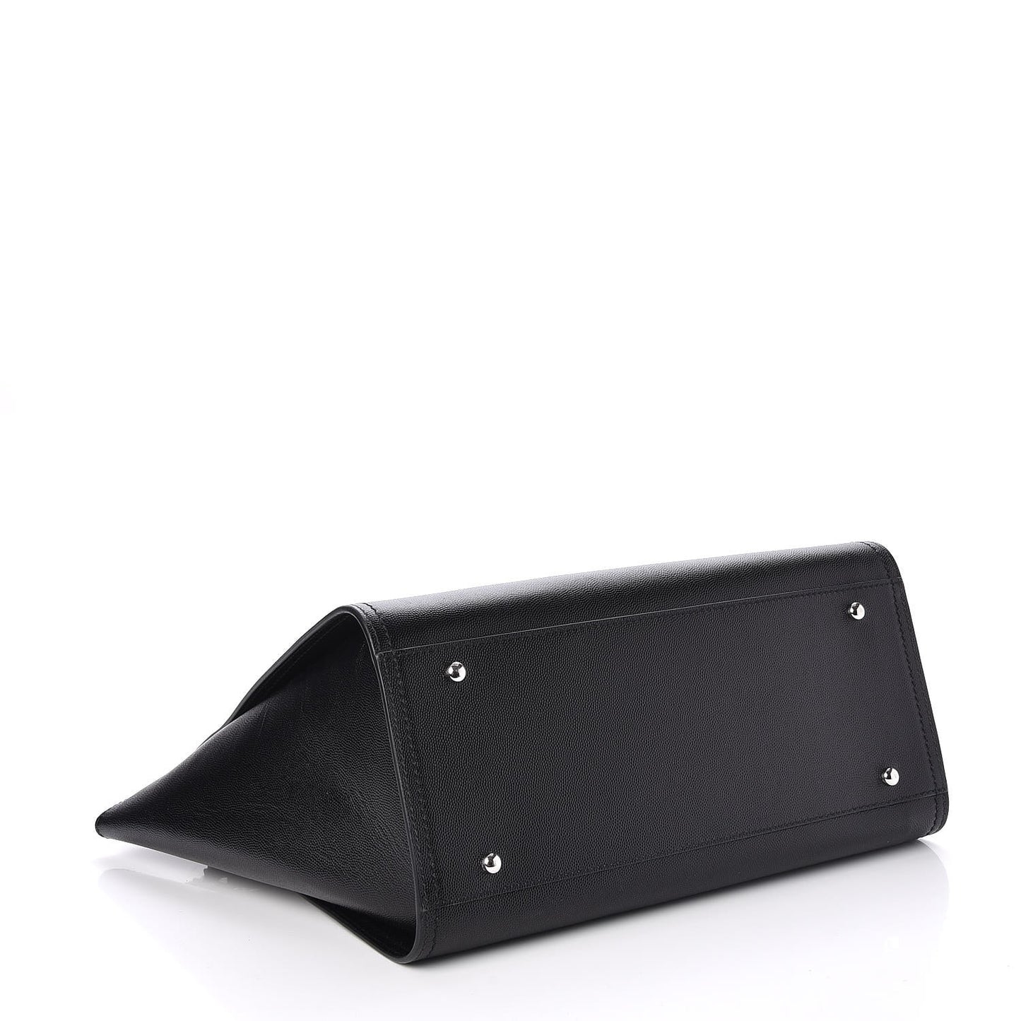 Caviar Small Studded Deauville Tote Black