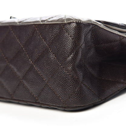 Chanel Caviar Iridescent Calfskin 2.55 Reissue 227 Flap Brown Grey 19 of 20
