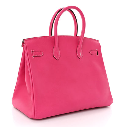 Hermes Epsom Birkin 35 Rose Tyrien 3 of 12