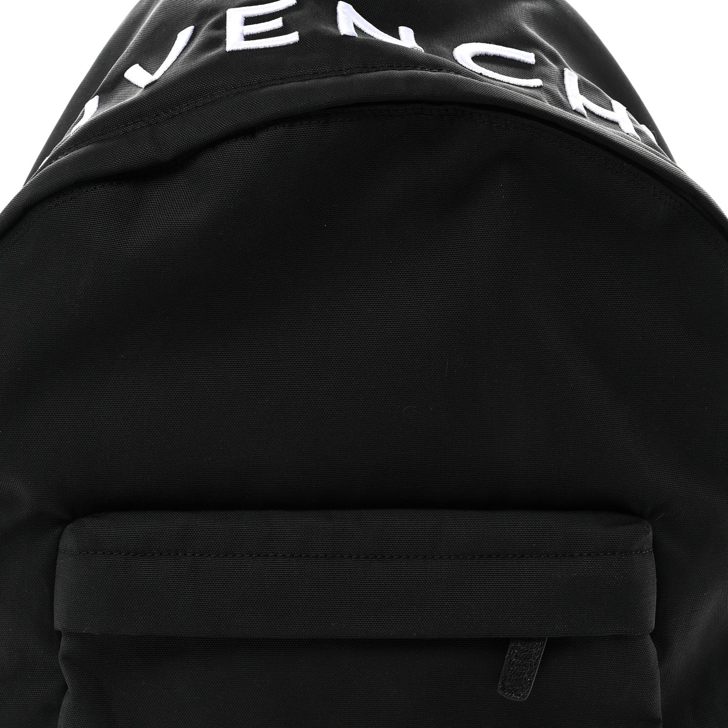 Nylon Essential Backpack Black White