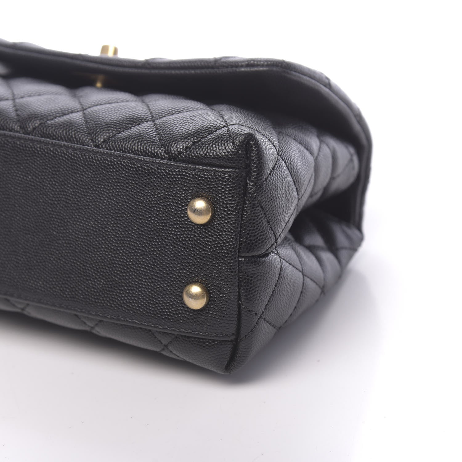 Chanel Caviar Quilted Mini Coco Handle Flap Black 9 of 10