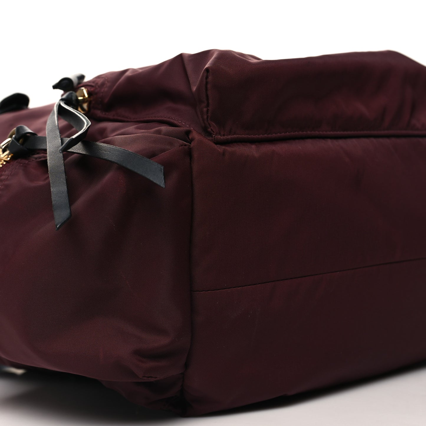 Nylon Large Rucksack Backpack Burgundy Red